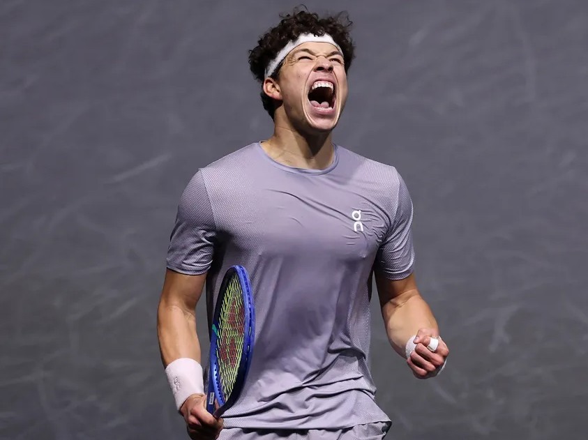 다닐 메드베데프 경기 모습