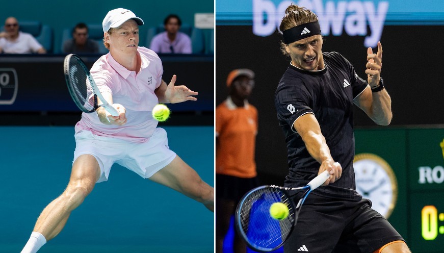 야닉 시너 관련 마이애미오픈 보도 이미지