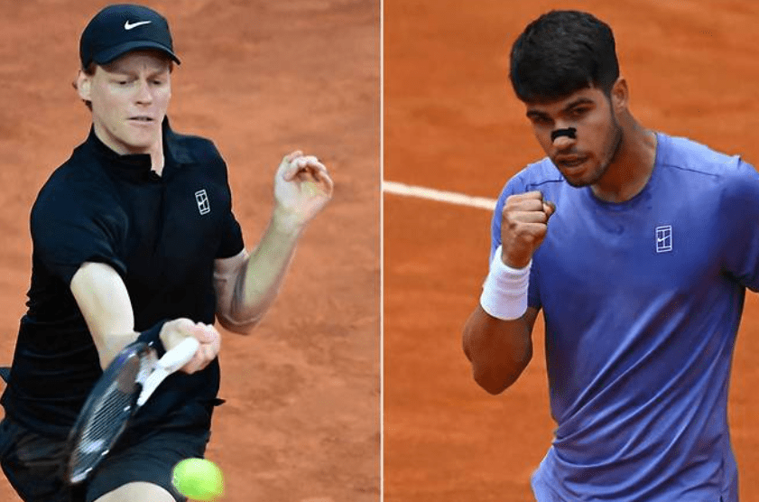 테니스코리아 알카라스-시너 1위 경쟁 관련 이미지