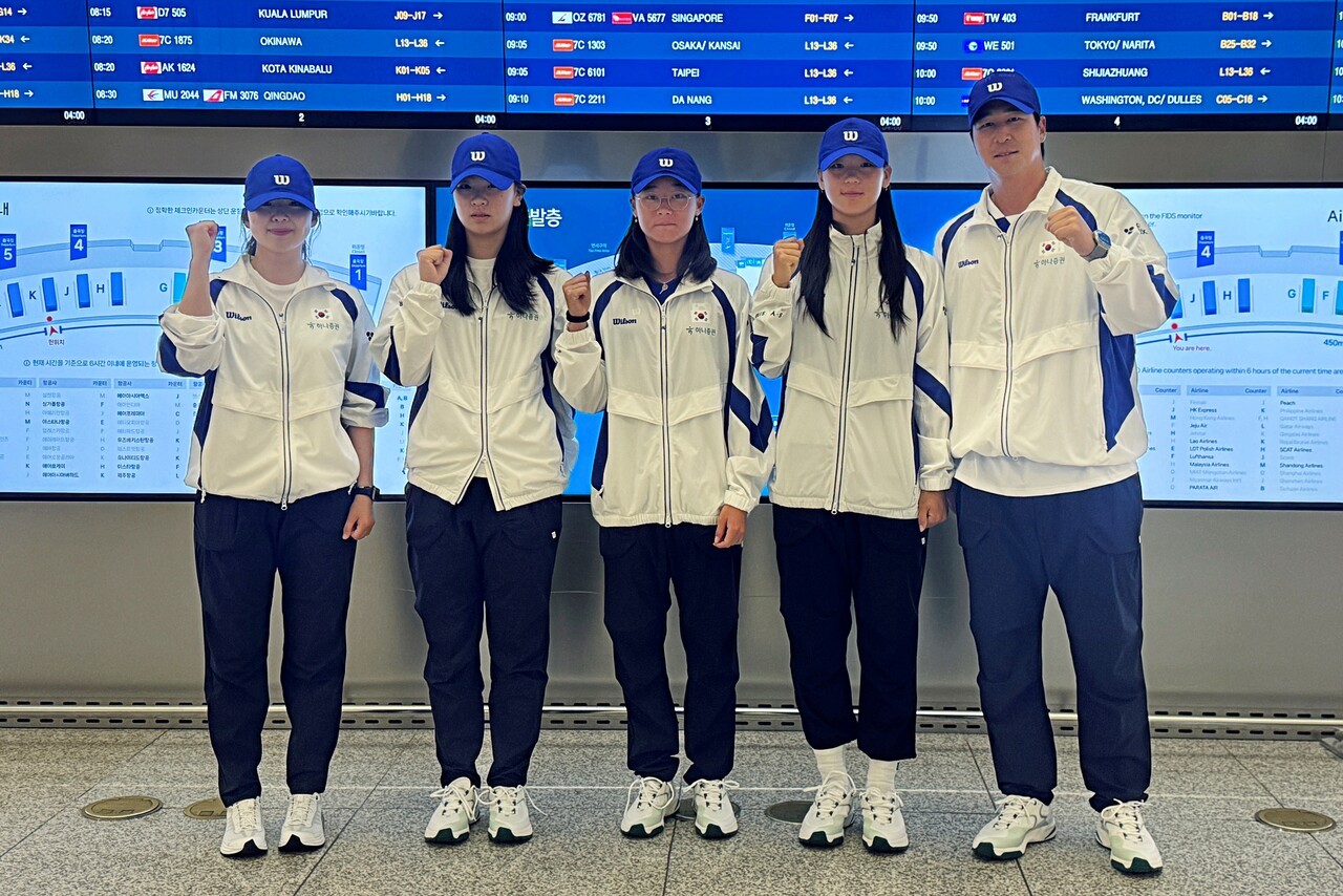 한국 U16 여자 테니스 대표팀, 주니어 빌리진킹컵 본선 진출 도전 위해 카자흐스탄 출국