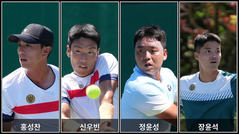 국군체육부대 4인방, 양구 실업연맹전 남자 단식 나란히 4강 진출 - 뉴스 썸네일 이미지